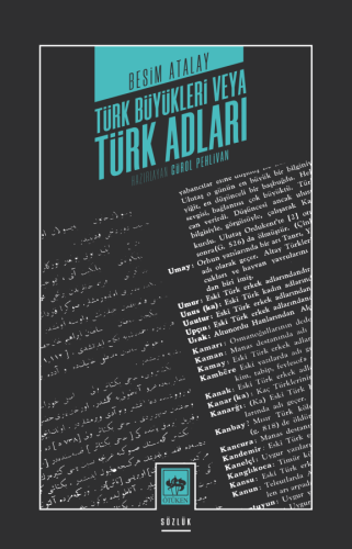Türk Büyükleri veya Türk Adları - Karton Kapak